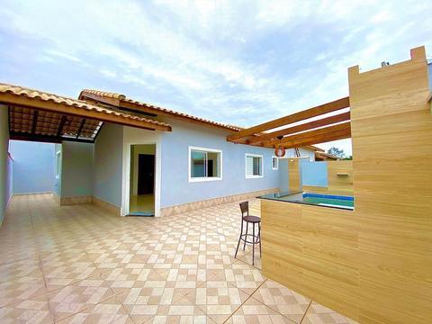 Casa à venda em Itanhaém, Cibratel II, com 3 quartos, com 73 m²